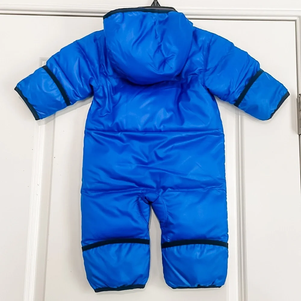 NWT Columbia Snuggly Bunny Baby Bunting Suit Blue 3-6 Months